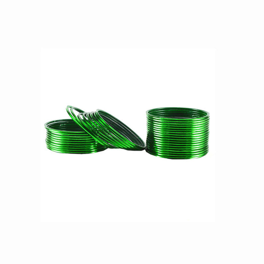 Light Green Plain Brass Bangle (Pack Of 36) (sku-ban1540)
