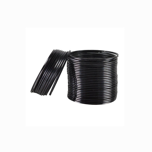 Black Plain Brass Bangle (Pack Of 36) (sku-ban1598)