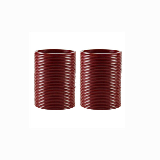Maroon Plain Acrylic Bangle With Very Extra Large Size (Pack Of 72) (sku-ban1831)