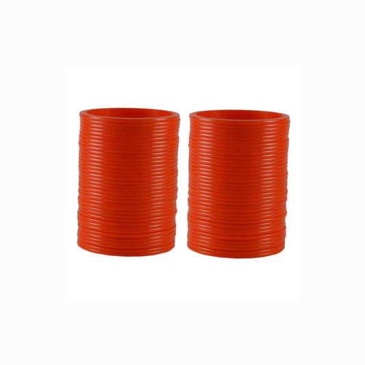 Orange Plain Acrylic Bangle With Very Extra Large Size (Pack Of 72) (sku-ban1836)