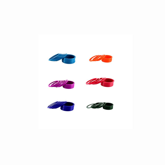 Multi Plain Acrylic Bangle With Very Extra Large Size (Pack Of 108) (sku-ban2323)