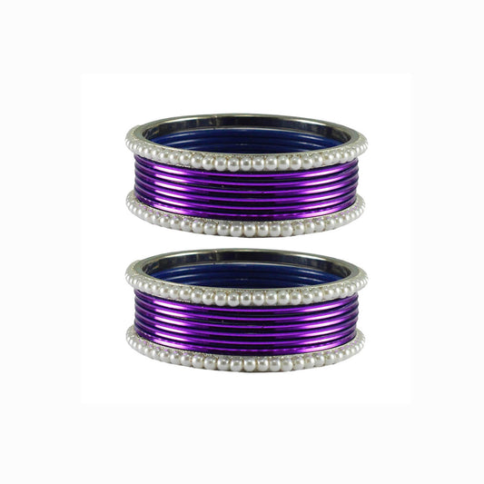 Jamani Moti Brass Bangle (Pack Of 16) (sku-ban2884)