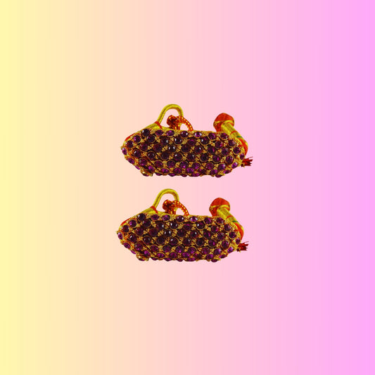 Rajasthani Golden Pochi Pack Of-5 size free (sku-retban3392)