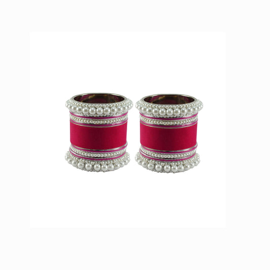 Rani Moti Brass Bangle set (Pack Of 18) (sku-ban5956)