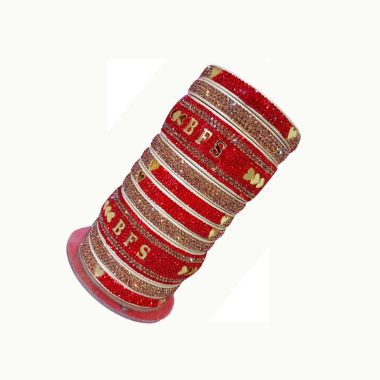 Print Your Name and photo on Bangle Pack Of -10 (sku-bans29721) (5+A)