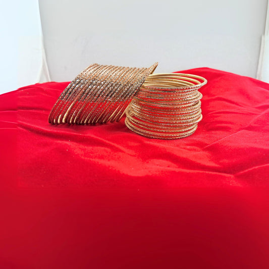 Brass Golden Plain Bangle (sku-bans29738)