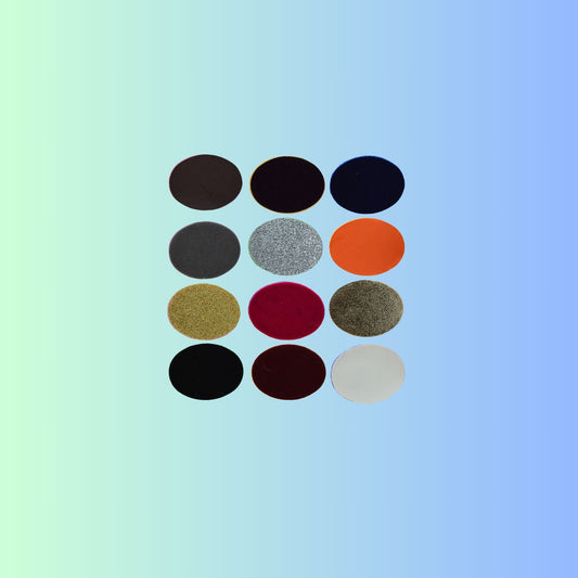 Plain Kundun Stud Acrylic Brooch Pack Of -12 (skubro2916)