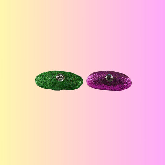 Multi Handmade Acrylic Brooch Pack Of -2 (skubro641)