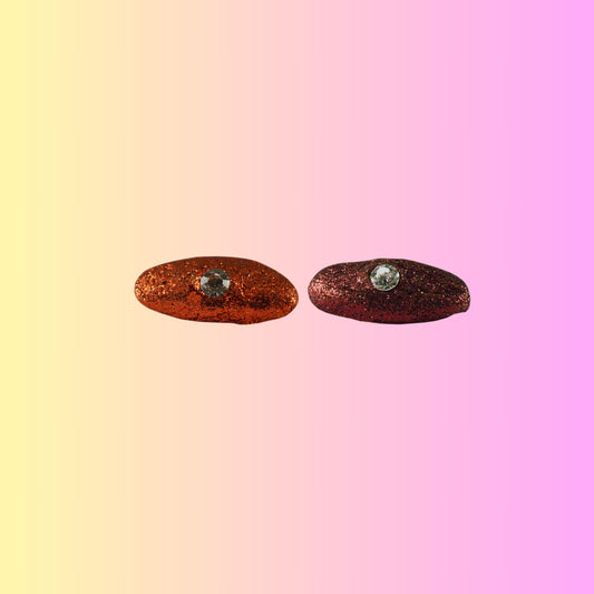 Multi Handmade Acrylic Brooch Pack Of -2 (skubro643)
