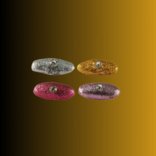 Multi Handmade Acrylic Brooch Pack Of -4 (skubro666)