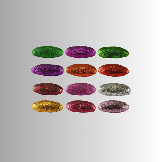Multi Handmade Acrylic Brooch Pack Of -12 (skubro678)