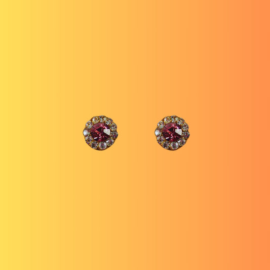Multi Stone Stud-Handmade Lac Pure Lakh Tops Pack Of-2 (sku-ear575)
