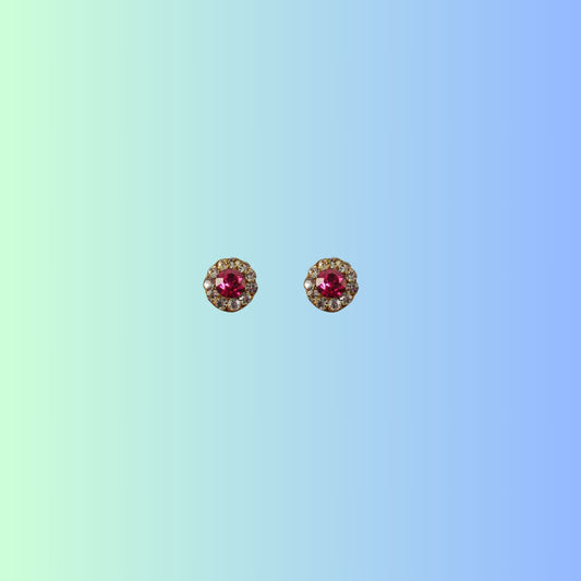 Multi Stone Stud-Handmade Lac Pure Lakh Tops Pack Of-2 (sku-ear579)