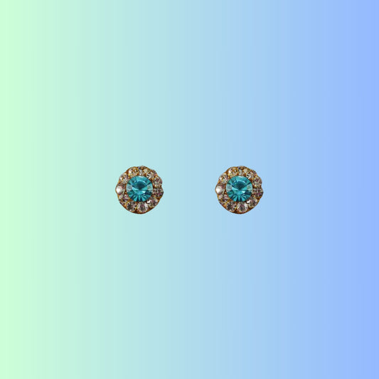 Multi Stone Stud-Handmade Lac Pure Lakh Tops Pack Of-2 (sku-ear581)