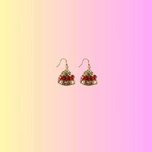 Multi Stone Stud-Handmade Lac Pure Lakh Jhumki Pack Of-2 (sku-ear625)