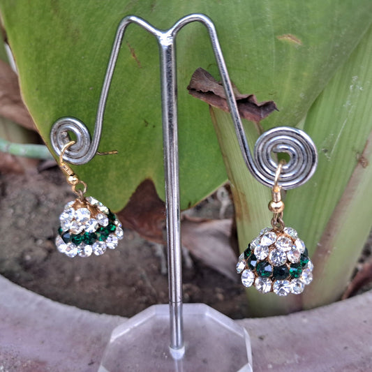 Stone Stud Golden Lakh Jhumki Pack Of-2 (sku-ears709)