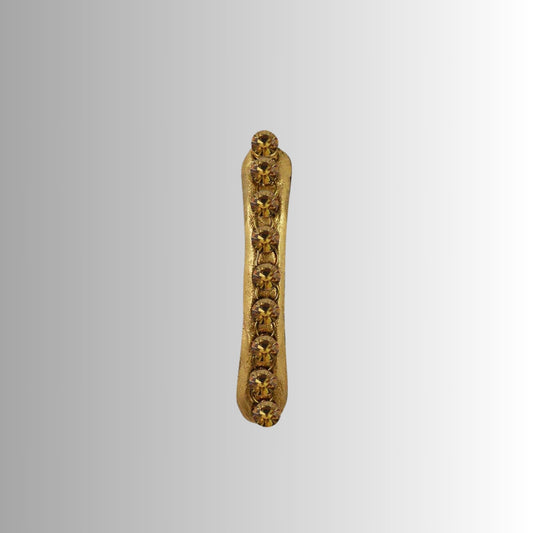 Golden Stone Stud-Gold Platted Brass Bakal Pack Of-1 (sku-man397)