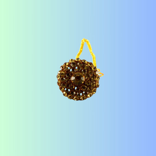 Multi Stone Stud-Handmade Pure Lakh Borla Pack of-1 (sku-man56)