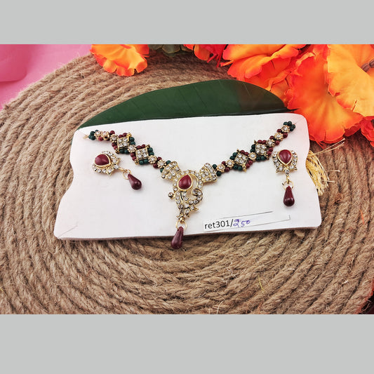 Brass Necklace size Free sku ret301