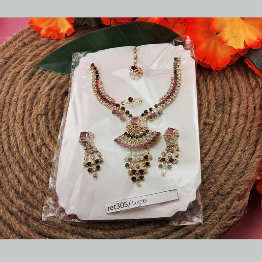 Brass Necklace size 18 inch sku ret305