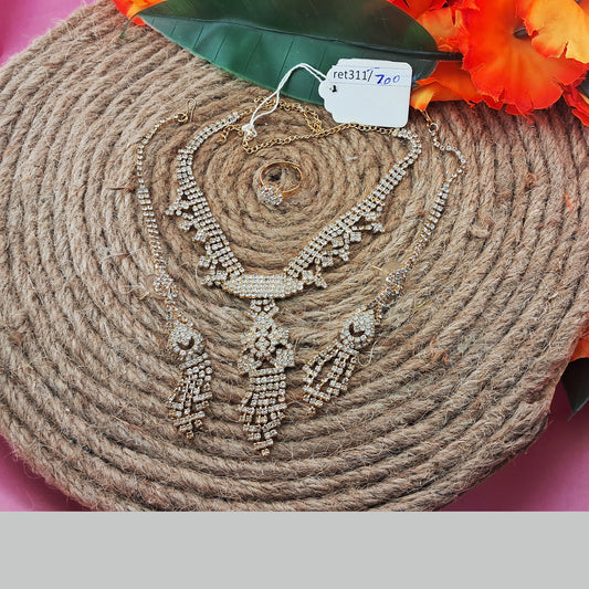 Brass Necklace size 18 inch sku ret311