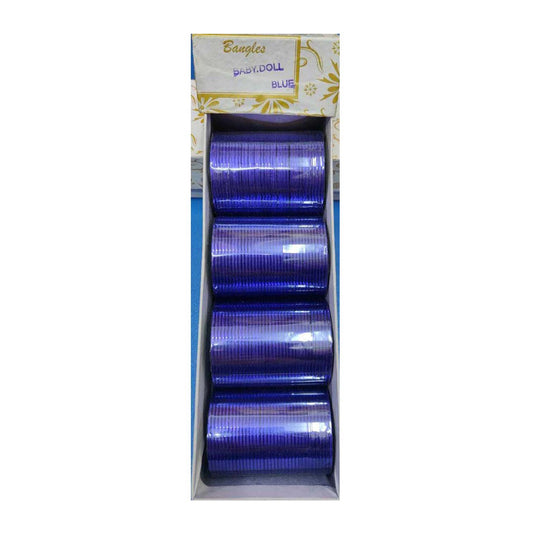 Metal Churi Box Pack Of 144 Bangles Color-BLUE Contact to Watsapp-9829507489 or Mail For Whole sale