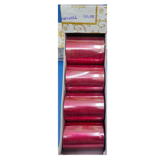 Metal Churi Box Pack Of 144 Bangles Color-GAJARI Contact to Watsapp-9829507489 or Mail For Whole sale