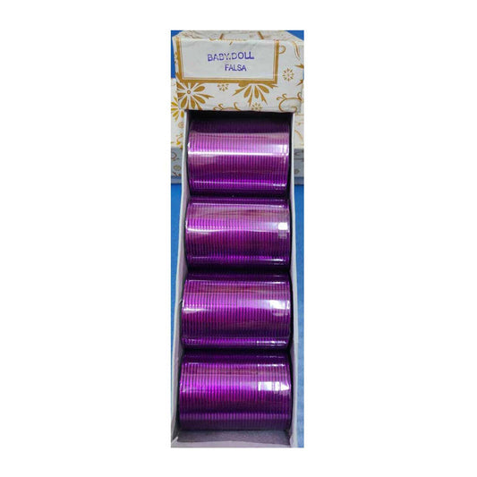 Metal Churi Box Pack Of 144 Bangles Color-FALSA Contact to Watsapp-9829507489 or Mail For Whole sale