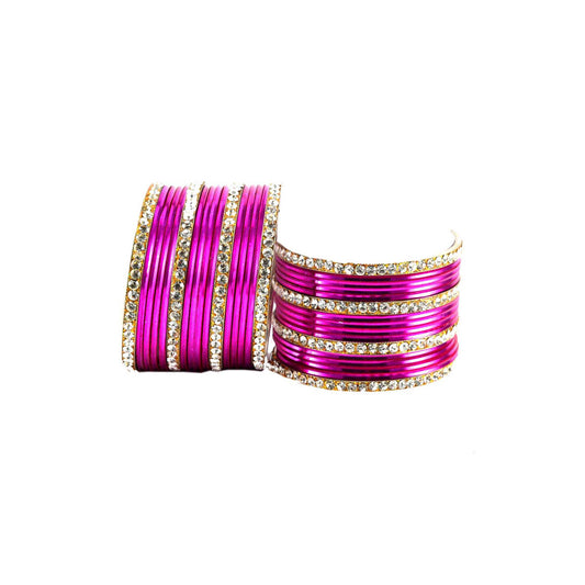 Rani Stone Brass Bangle (Pack Of 32) (sku-ban1407)