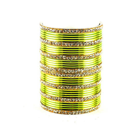 Totai Stone Brass Bangle (Pack Of 32) (sku-ban1408)