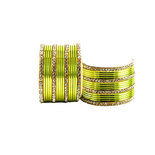 Totai Stone Brass Bangle (Pack Of 32) (sku-ban1408)