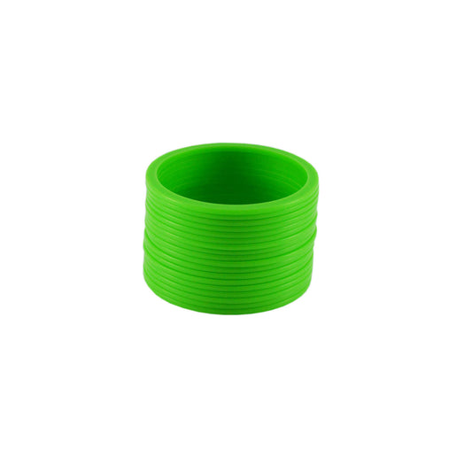 Light Green Plain Acrylic Bangle With Very Extra Large Size  (Pack Of 18) (sku-ban1410)