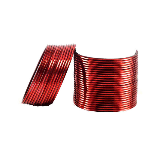 Maroon Plain Brass Bangle With Extra Large Size  (Pack Of 36) (sku-ban1443)
