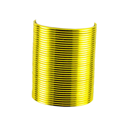 Yellow Plain Brass Bangle (Pack Of 36) (sku-ban1444)