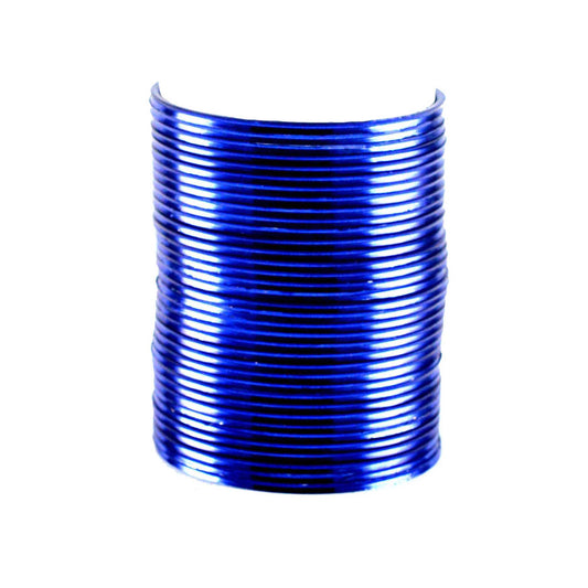 Dark blue Plain Brass Bangle (Pack Of 36) (sku-ban1447)