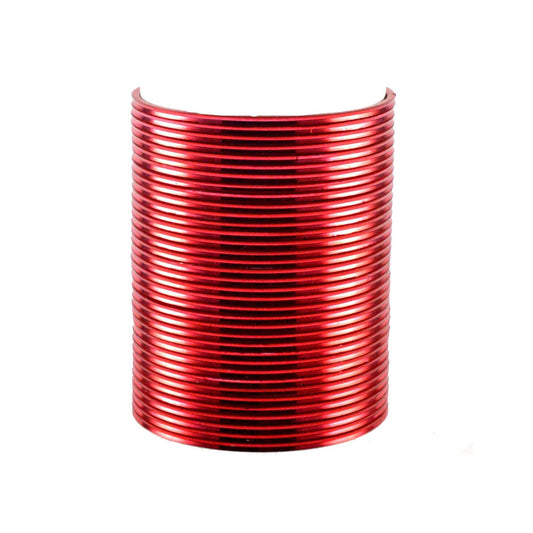 Red Plain Brass Bangle With Extra Large Size  (Pack Of 36) (sku-ban1453)