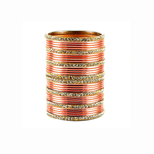 Pich Stone Brass Bangle (Pack Of 32) (sku-ban1489)
