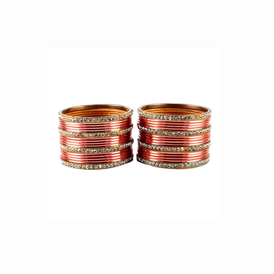 Pich Stone Brass Bangle (Pack Of 32) (sku-ban1489)