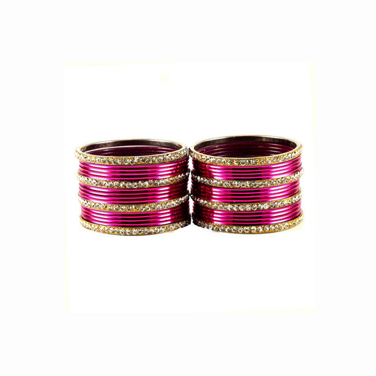 Rani Stone Brass Bangle (Pack Of 32) (sku-ban1490)