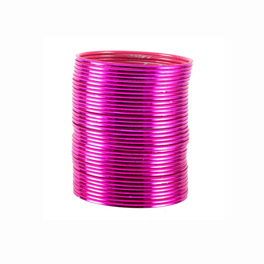 Light Rani Plain Brass Bangle (Pack Of 36) (sku-ban1527)