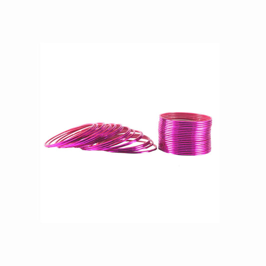 Light Rani Plain Brass Bangle (Pack Of 36) (sku-ban1527)