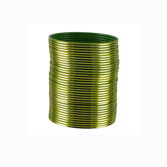 Light Green Plain Brass Bangle (Pack Of 36) (sku-ban1600)