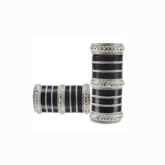 Black Stone Brass Bangle (Pack Of 98) (sku-ban1619)