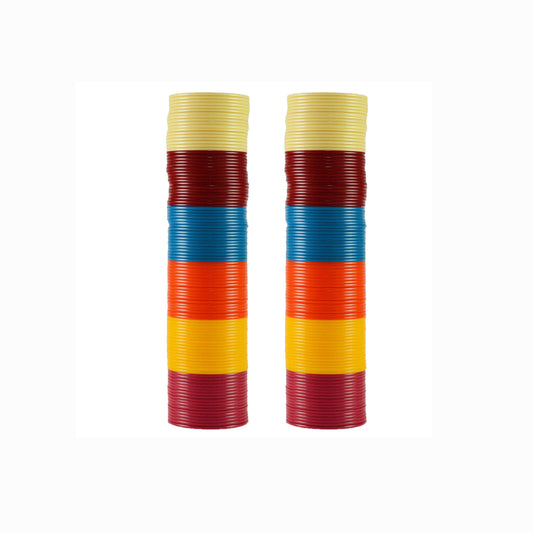 Multi Plain Acrylic Bangle With Very Extra Large Size  (Pack Of 216) (sku-ban1733)
