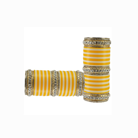 Multi Stone Acrylic-Brass Bangle With Extra Large Size  (Pack Of 90) (sku-ban1741)