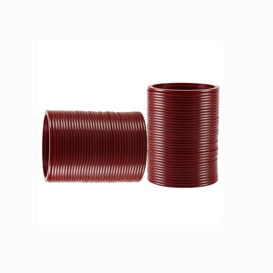 Maroon Plain Acrylic Bangle With Very Extra Large Size  (Pack Of 72) (sku-ban1831)