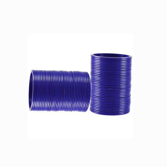 Blue Plain Acrylic Bangle With Very Extra Large Size  (Pack Of 72) (sku-ban1833)