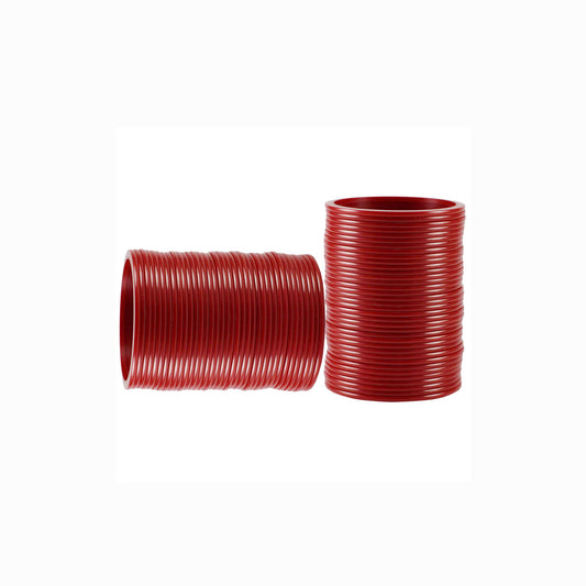 Red Plain Acrylic Bangle With Very Extra Large Size  (Pack Of 72) (sku-ban1834)