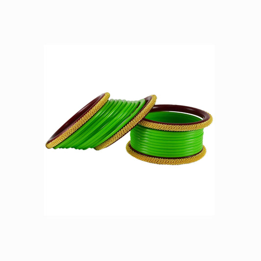 Totai Plain Acrylic Bangle With Extra Large Size  (Pack Of 22) (sku-ban1843)