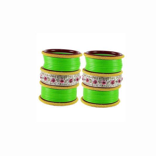 Totai Stone Acrylic Bangle With Extra Large Size  (Pack Of 46) (sku-ban1850)